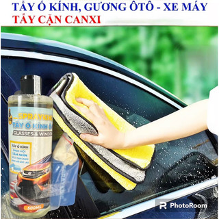 Nước rửa tẩy ố kính ôtô chai 500ml _sprayking glass & windows