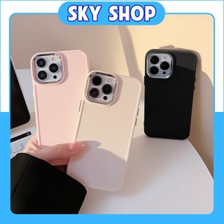 Ốp Lưng iphone Viền Camera Mạ Kim Loại 7plus/8/8plus/x/xs/11/12/13/14/pro/max/plus/promax