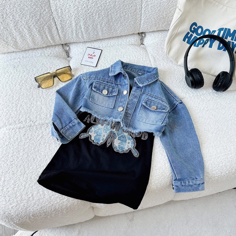 Set bay body kèm áo khoác cho bé