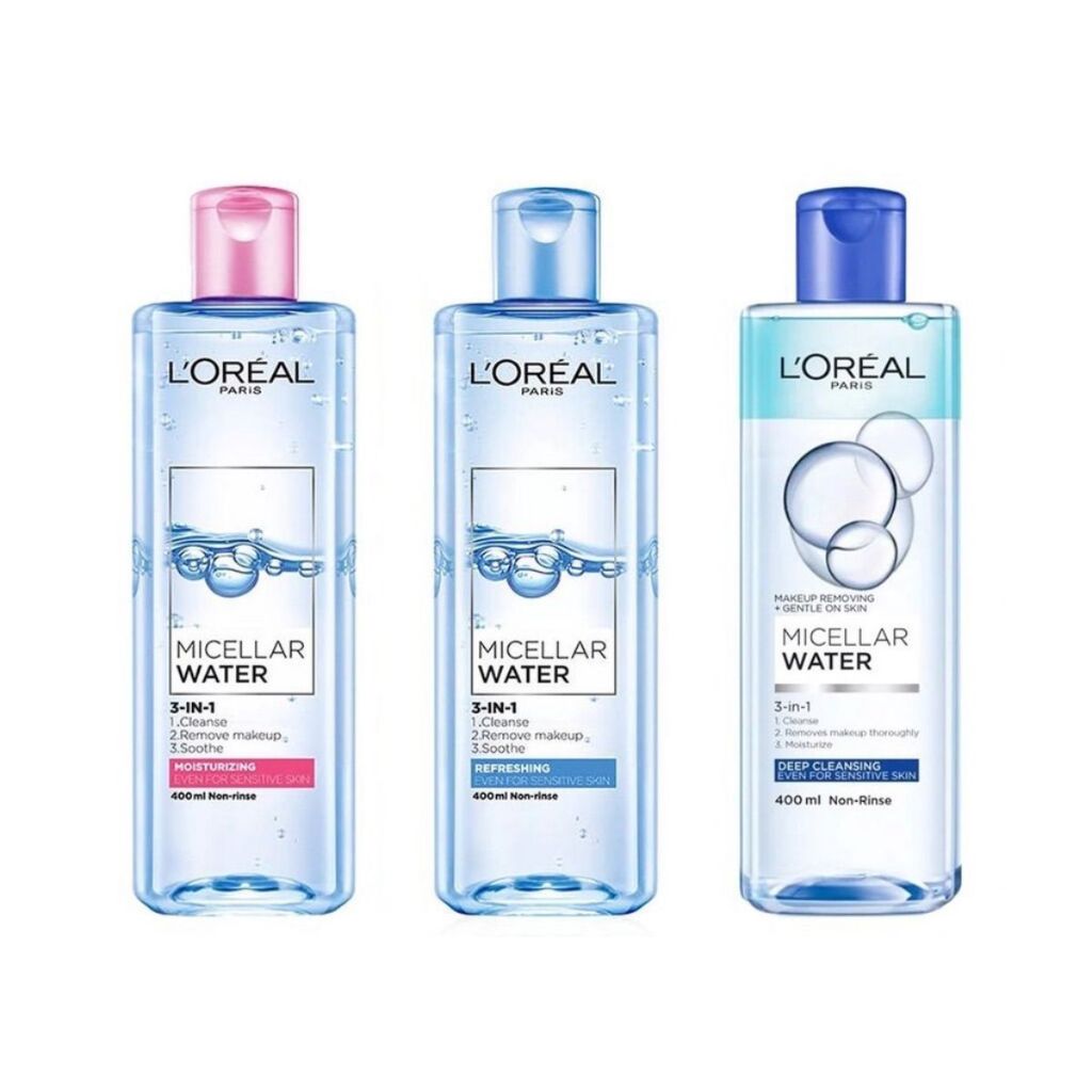 Nước Tẩy Trang L'Oreal Tươi Mát Cho Da Dầu, Hỗn Hợp 400ml Chính Hãng
