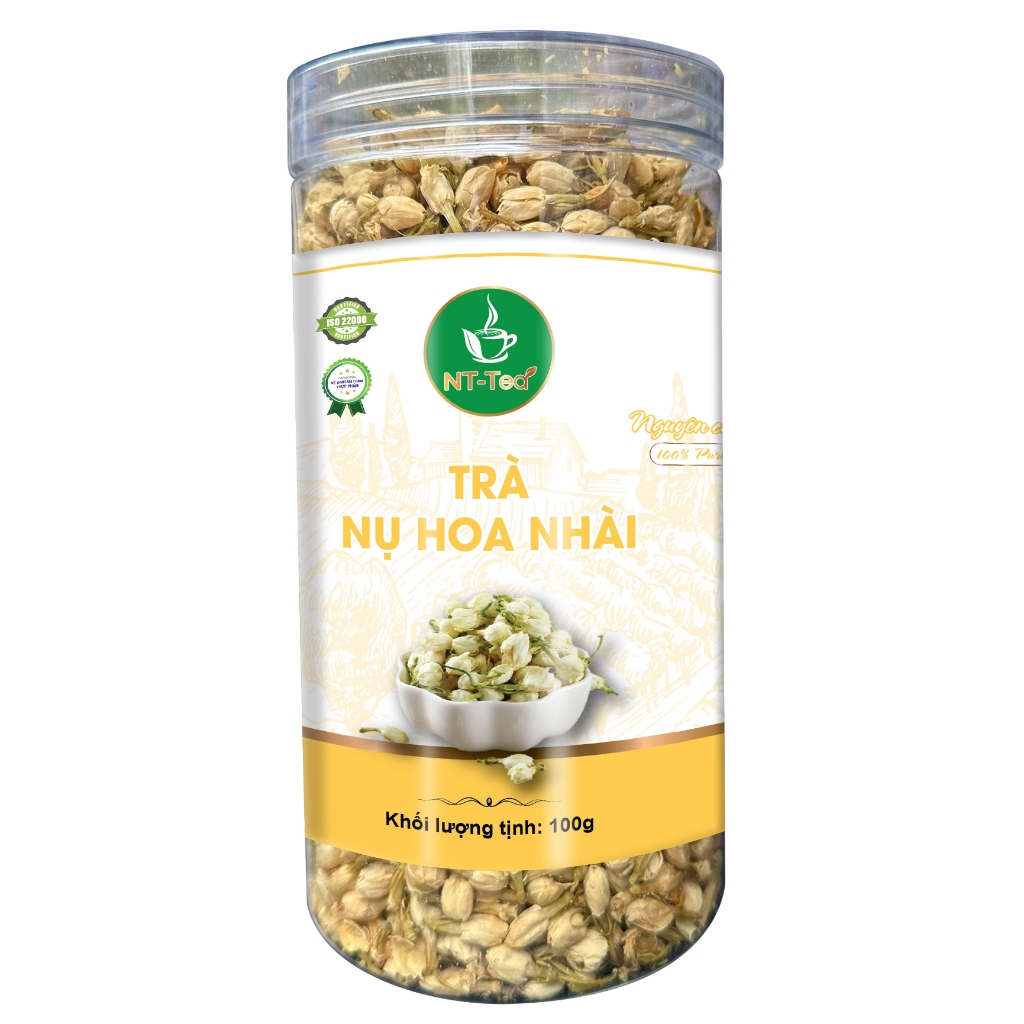 Trà Nụ Hoa Nhài NTFood Hũ 100gr - Nhất Tín Food