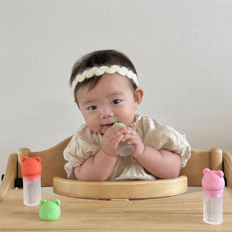 Bình uống thuốc, chia thuốc Silicon Dailylike Hàn quốc cho bé từ sơ sinh