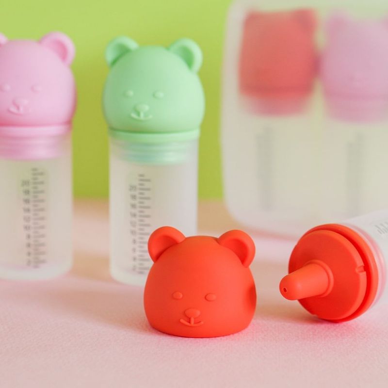 Bình uống thuốc, chia thuốc Silicon Dailylike Hàn quốc cho bé từ sơ sinh