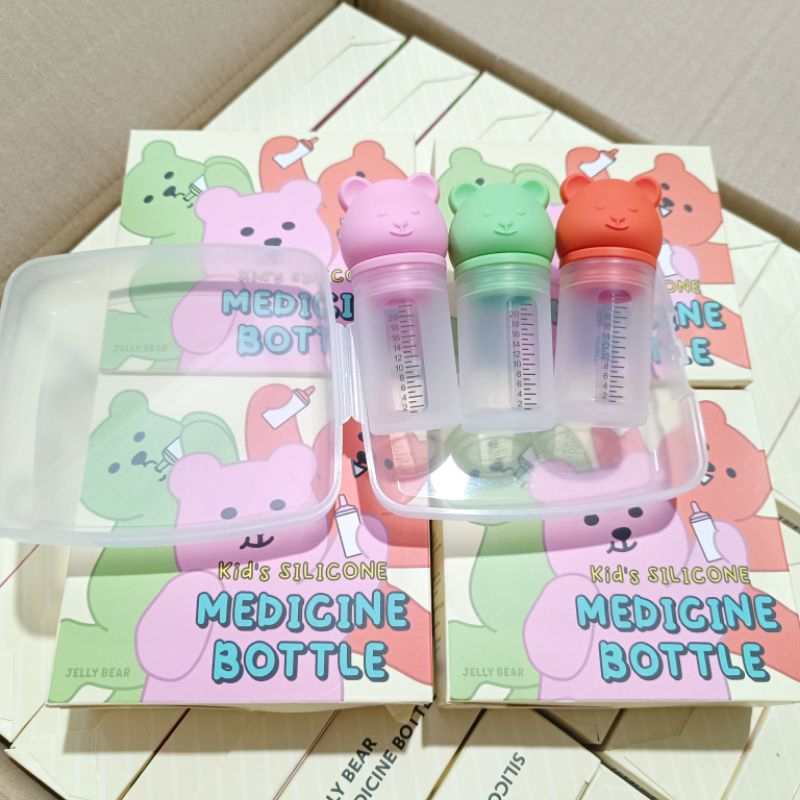 Bình uống thuốc, chia thuốc Silicon Dailylike Hàn quốc cho bé từ sơ sinh