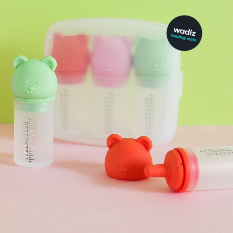Bình uống thuốc, chia thuốc Silicon Dailylike Hàn quốc cho bé từ sơ sinh