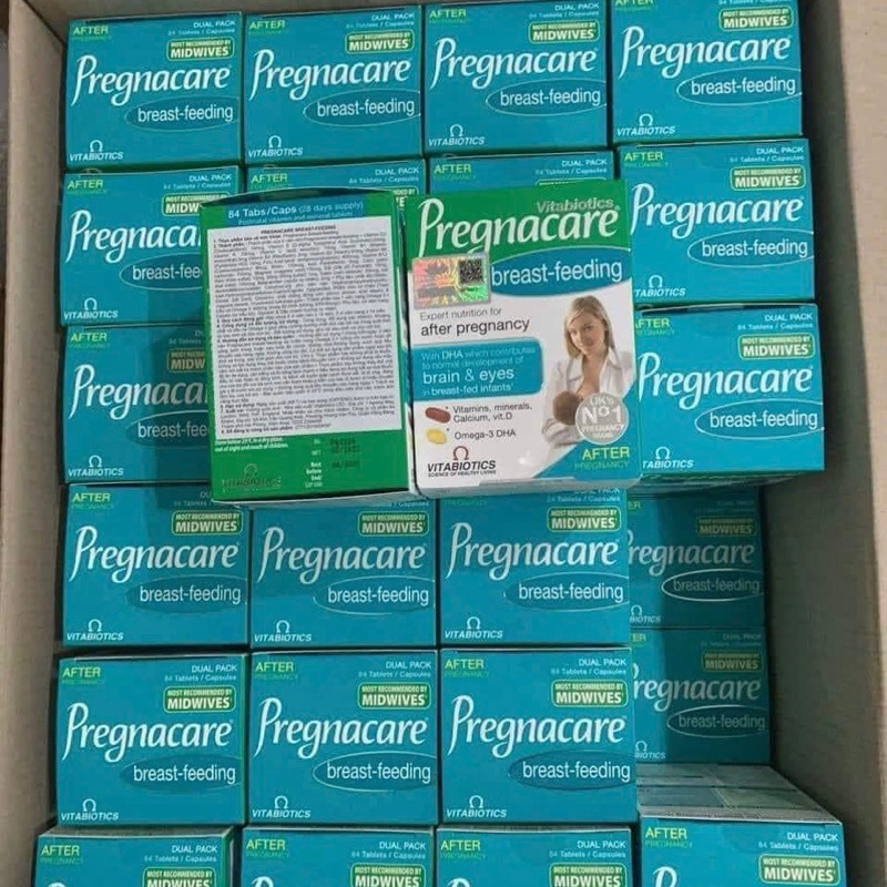 Vitamin bú Pregnacare Breastfeeding UK Anh Quốc, dành cho phụ nữ sau sinh và cho con bú