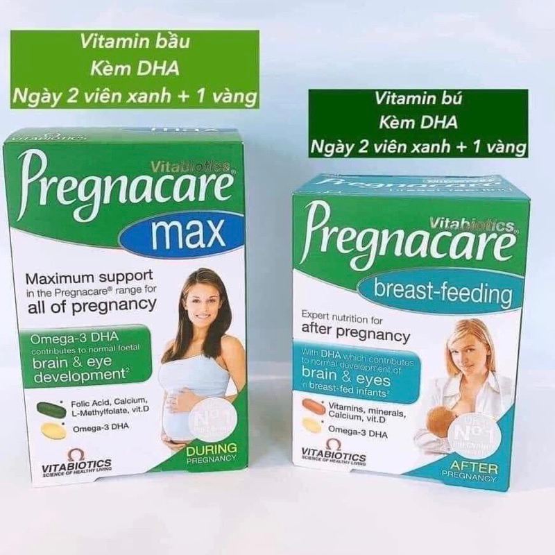 Vitamin bú Pregnacare Breastfeeding UK Anh Quốc, dành cho phụ nữ sau sinh và cho con bú