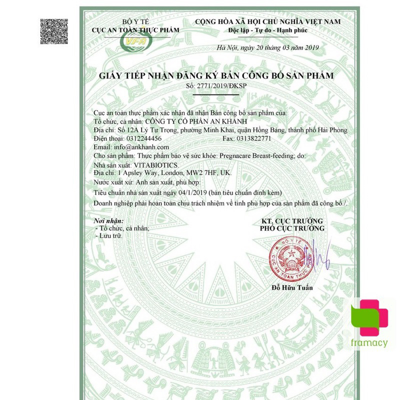 Vitamin bú Pregnacare Breastfeeding UK Anh Quốc, dành cho phụ nữ sau sinh và cho con bú