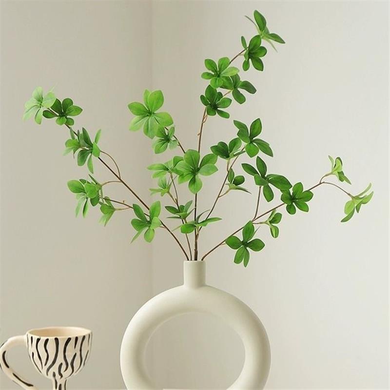 Bình gốm decor dáng tròn cao cấp phong cách hiện đại