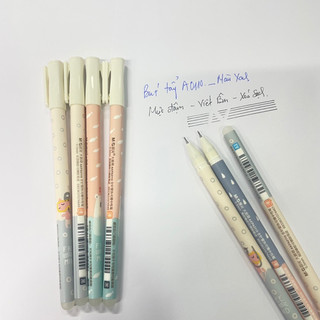Cây viết bi mực nước tẩy xoá và dễ dàng viết lại AKPA0110 nét 0.5 mực đậm | khô nhanh | xoá sạch sẽ | có lõi thay thế