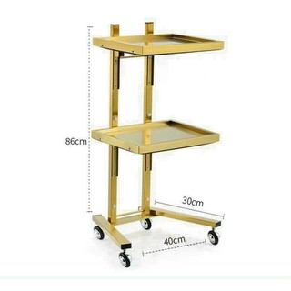 Kệ 2 Tầng Inox Mạ Vàng Cao Cấp