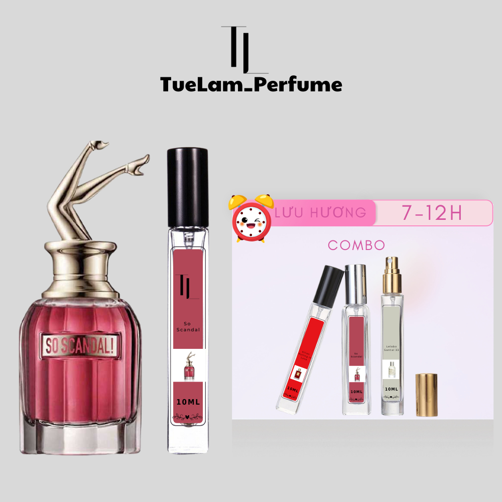 Nước hoa nữ JPG So scandal ngọt ngào, quyến rũ chiết 10ml - Tuelam Perfume