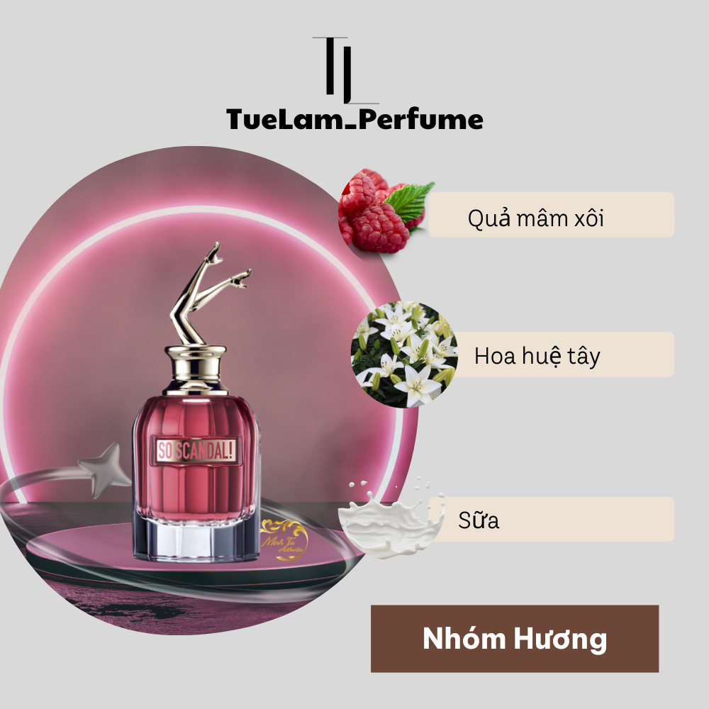 Nước hoa nữ JPG So scandal ngọt ngào, quyến rũ chiết 10ml - Tuelam Perfume