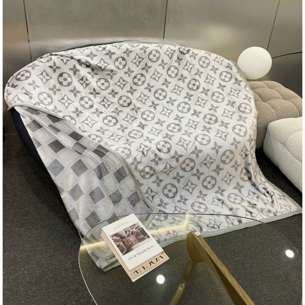 Chăn len tuyết lông thỏ mềm mịn, chăn lông thỏ siêu ấm mùa đông