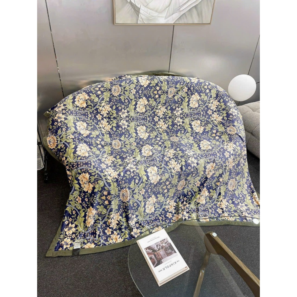 Chăn len tuyết lông thỏ mềm mịn, chăn lông thỏ siêu ấm mùa đông