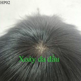 Tóc giả nam nguyên đầu, 100% tóc thật