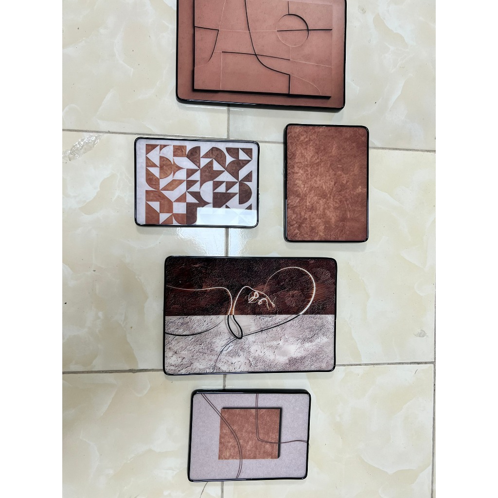 Tranh Treo Tường Bộ 5 Bức Trang Trí Decor Phòng Trang Trí Cửa Hàng Spa Thẩm Mĩ Phòng Ngủ Phòng Khách