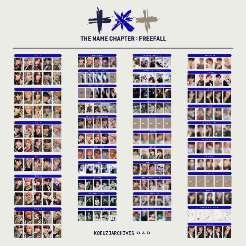 TXT album freefall photobook clarity - melancholy -