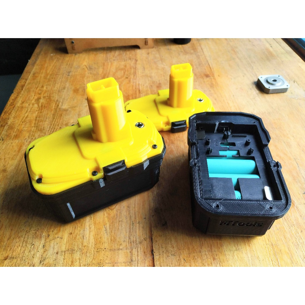 Vỏ pin Dewalt 18v 5S2P đóng được 10 cell 18650