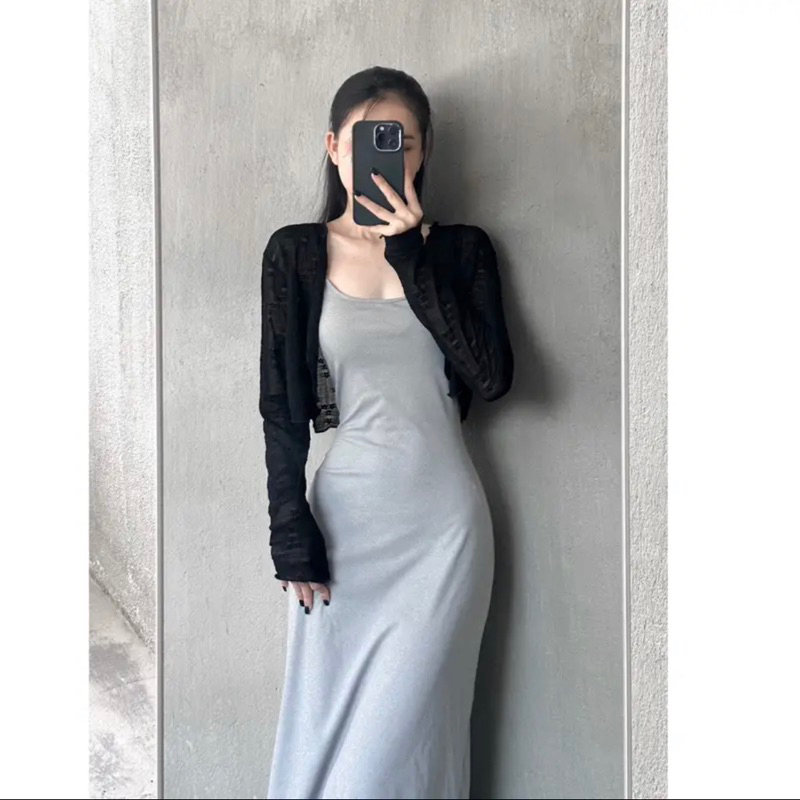 Áo Khoác Ren Hoa Lưới CHIYO.SG Phong Cách Nữ Tính A324