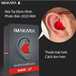 Nút bịt tai định hình chống ồn IMAKARA 2023, bịt tai cách âm ngủ ngon, dễ chịu với Tai, thoải mái khi đeo,chống ngủ ngáy