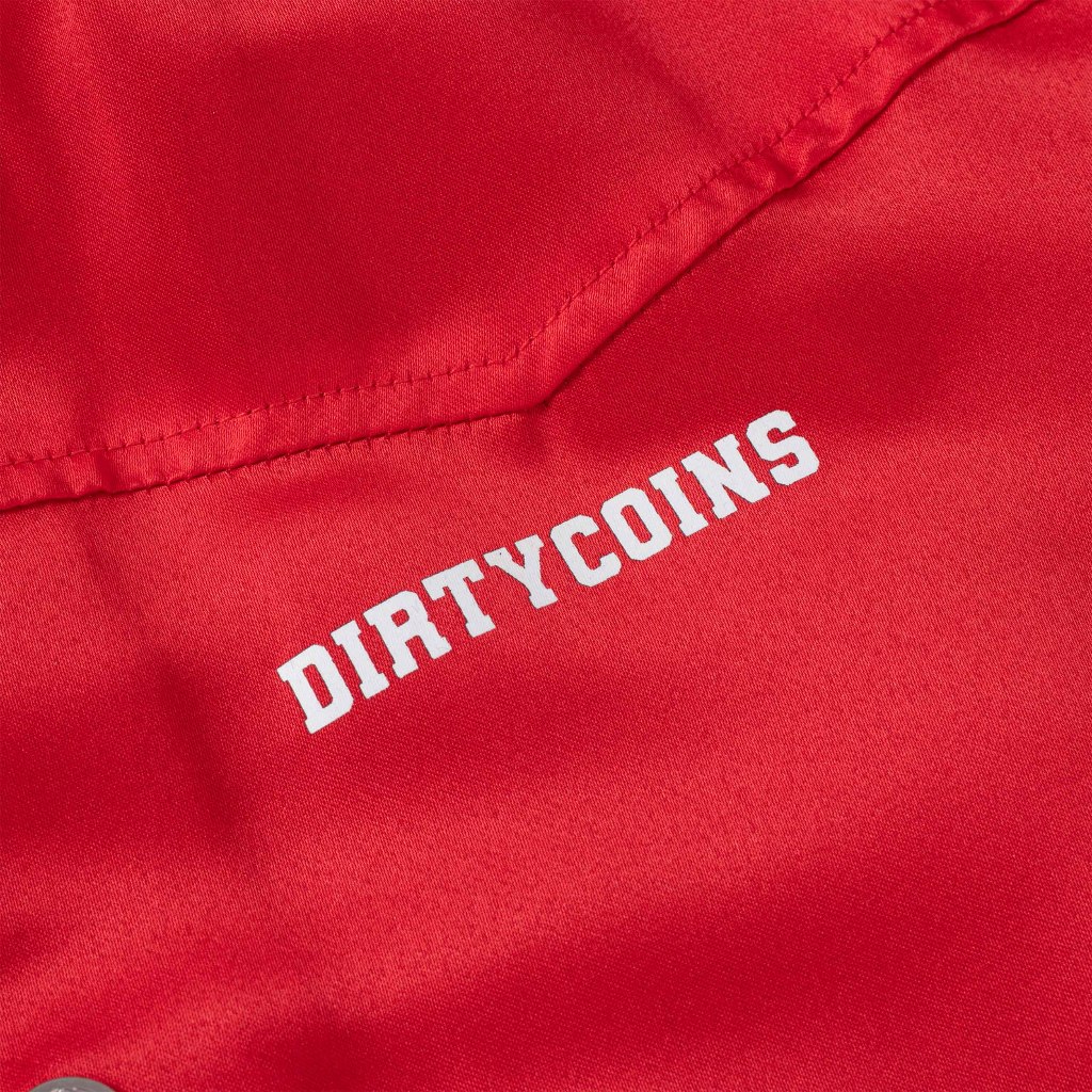 Áo Khoác DirtyCoins Nylon Varsity Jacket - Red