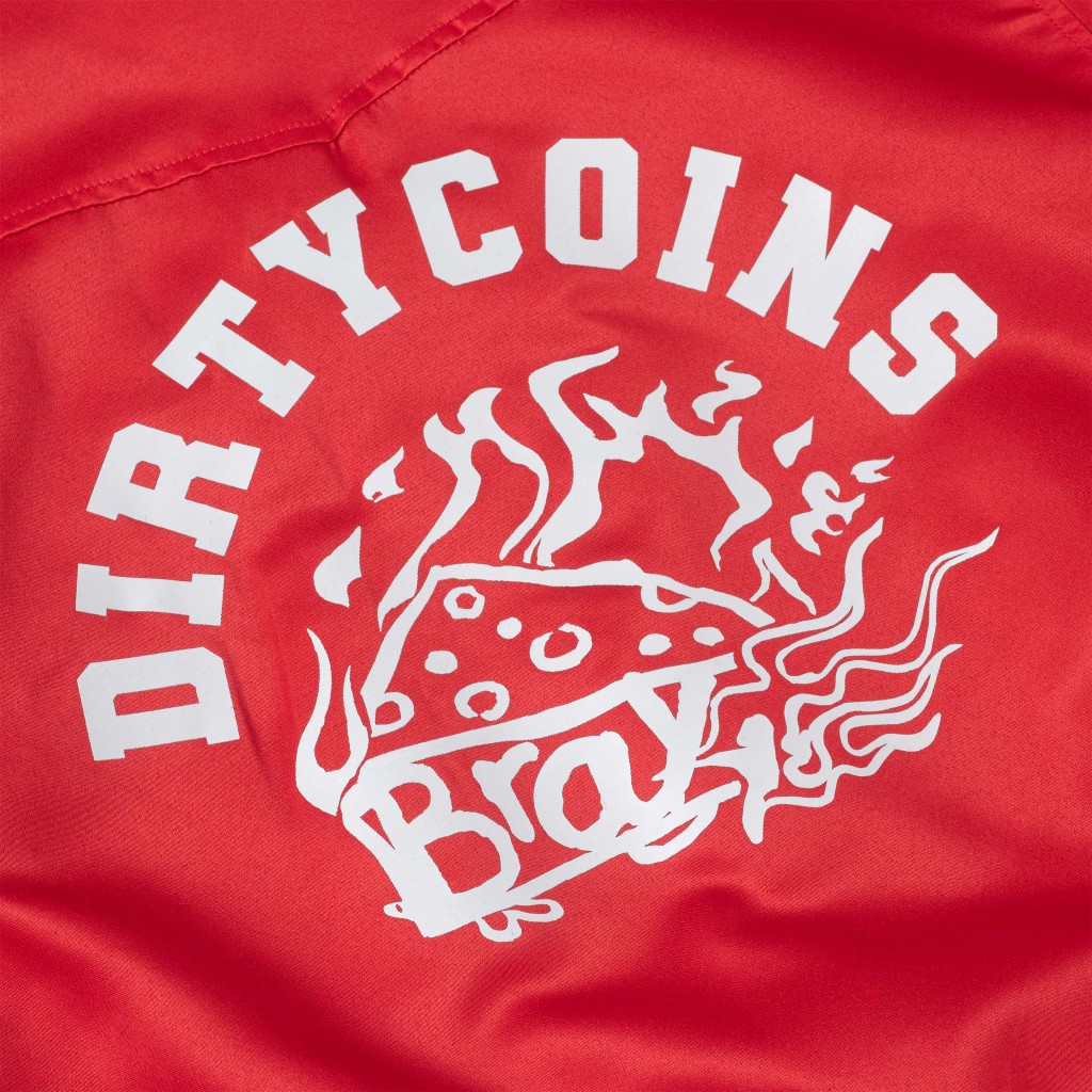Áo Khoác DirtyCoins Nylon Varsity Jacket - Red