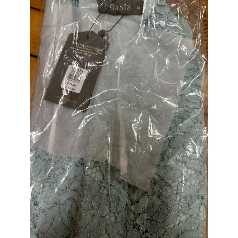 Váy ren màu xanh mint