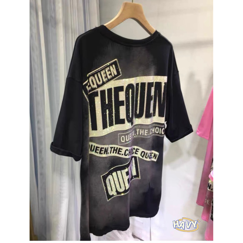 Áo cô gái full đá 2 mặt hàng QC