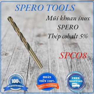 Mũi khoan sắt spero cao cấp thép cobalt 5%, mũi khoan inox, mũi khoan sắt cao cấp, mũi khoan inox cao cấp.