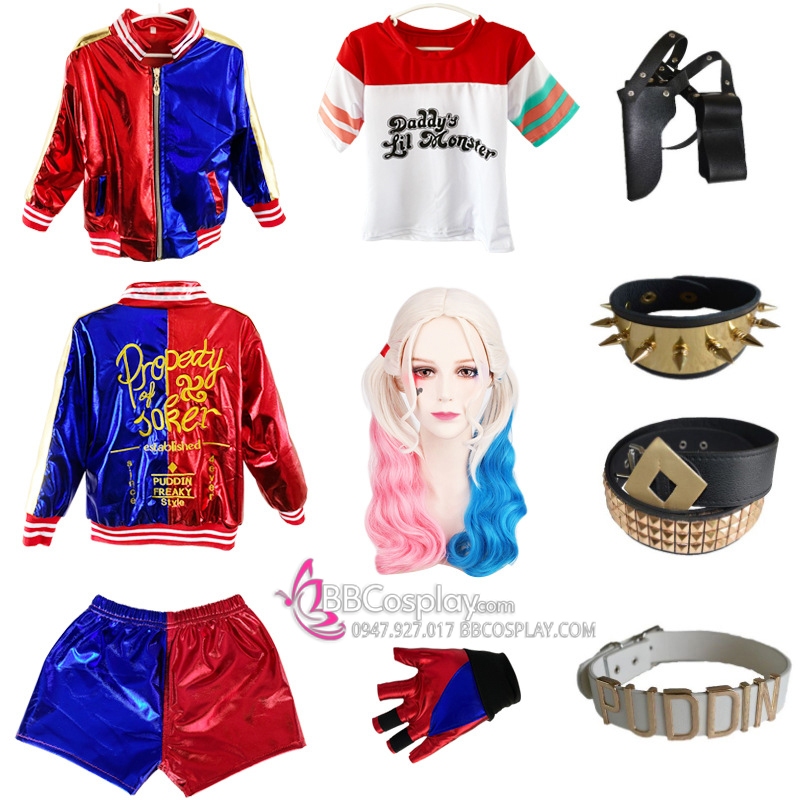 Trang Phục Harley Quinn Suicide Squads Halloween - 4589-8241-13495-5154