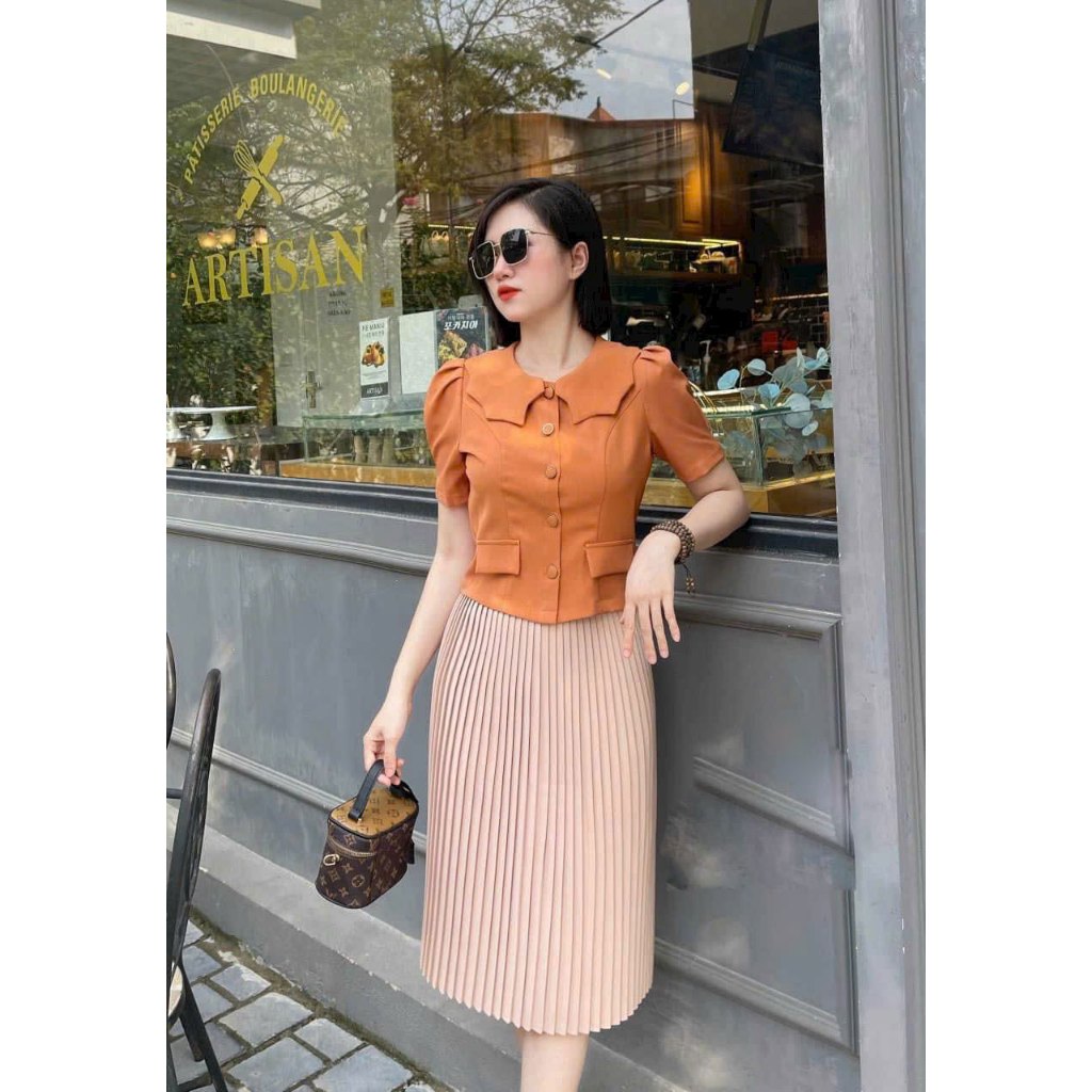 Chân vay rập ly nữ công sở có khóa kéo