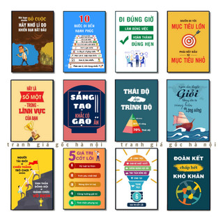 [300++ mẫu] Tranh canvas tạo động lực SIZE NHỎ VÀ VỪA có khung luôn tặng đinh treo [Ghé gian hàng xem nhiều mẫu hơn]