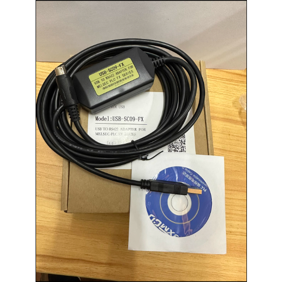 Cáp lập trình PLC Mitsubishi USB-SC09-FX FX1S FX1N FX2N FX3U FX3G - CHINA