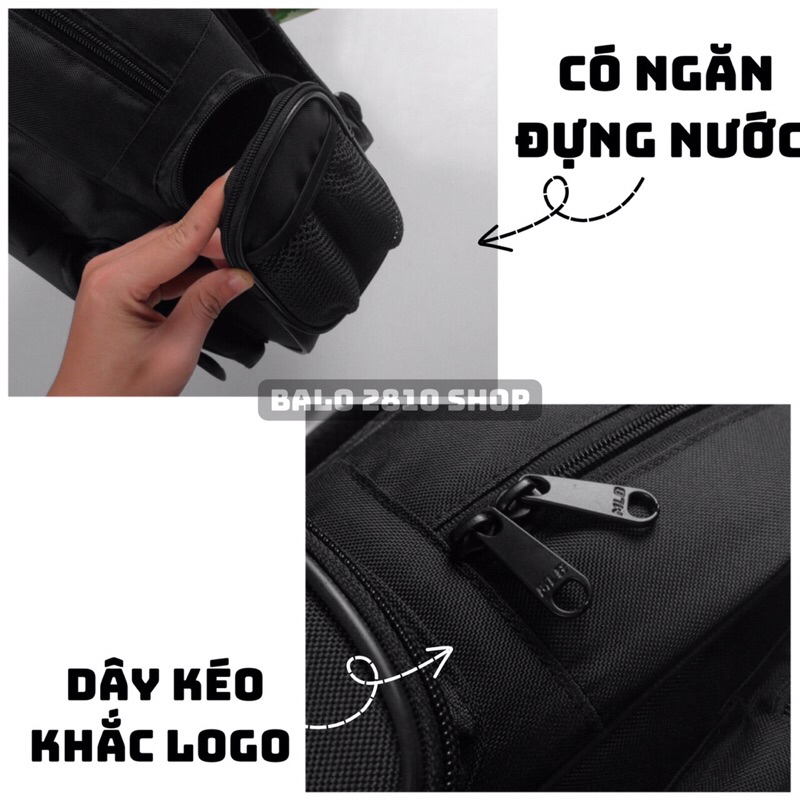 Balo nam nữ thể thao MLB NY BOX thiết kế nhiều ngăn, đựng được laptop 15,6 inch form chuẩn chống thấm nước Bánh Mì Store