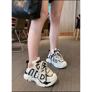Giày nữ seaker dây to ABU đế cao 4.5cm dáng Eland'orr Mã 3087