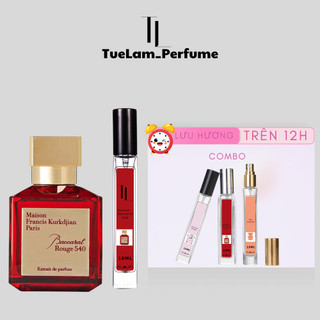 Nước hoa unisex Maison MFK Baccarat Rouge 540 -sang trọng quý phái lưu hương lâu Chiết 10ml -Tuelam Perfume