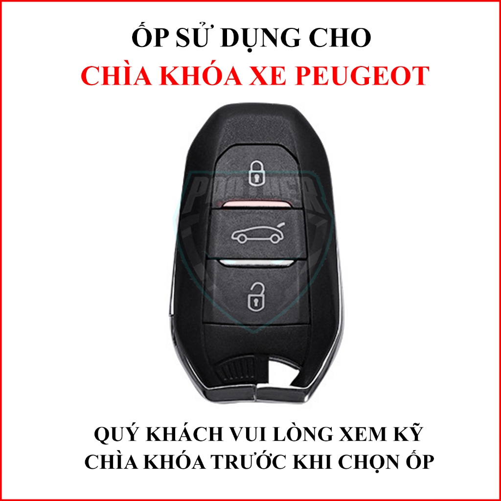 Ốp Chìa Khóa Xe PEUGEOT 3008 5008 2008 408 Traveller Họa Tiết 3 Sọc Màu Thép Hợp Kim Bền Bỉ Tinh Tế Sang Trọng Lịch Lãm