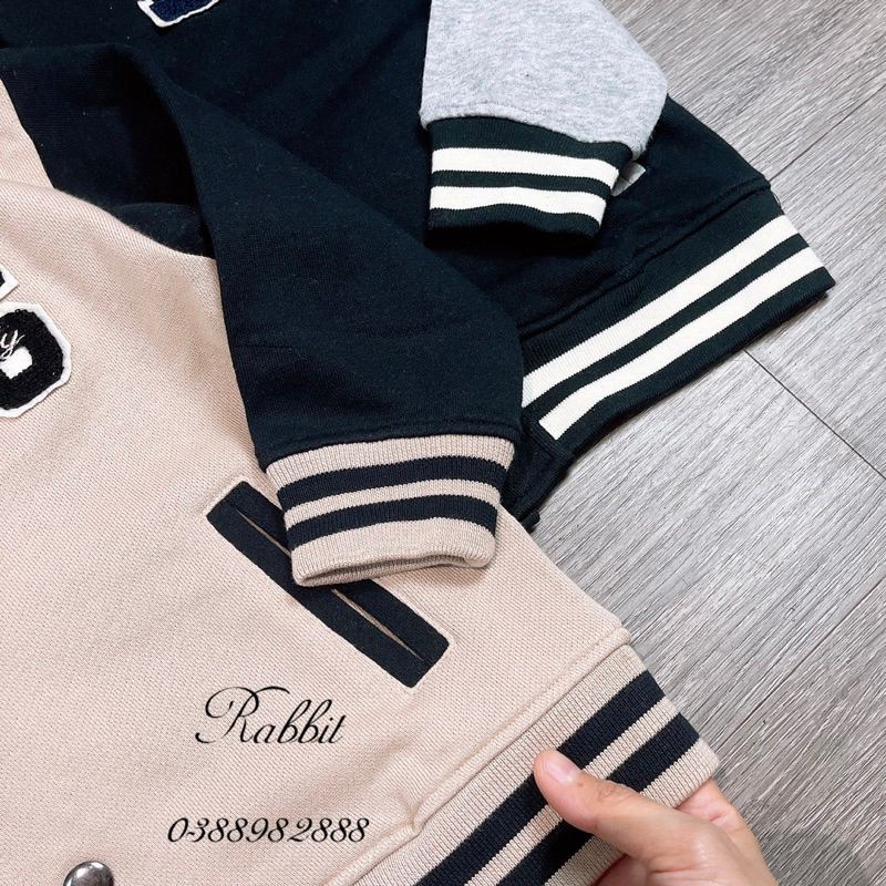 Áo bomber nỉ da cá xuất Nhật