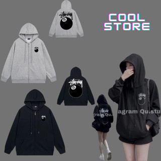 Áo khoác nỉ hoodie ZIP STUSSY  nỉ dày dặn , siêu mịn hàng cao cấp chuẩn form , chính hãng , tag mác đầy đủ COOL STORE