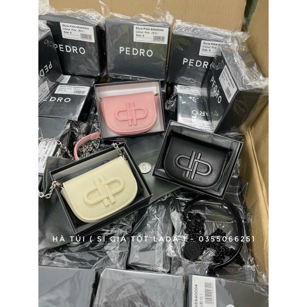 Túi đeo vai - kẹp nách Pe dro dáng bầu new k hộp