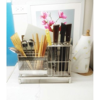 Kệ đựng dao thớt để bàn inox 304 kích thước 32x21x28cm