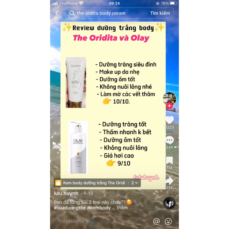 Kem The Ordita + Kem OLAY B3 xám 90ml