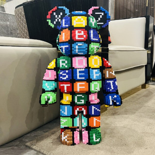 Mô hình lắp ráp Gấu Bearbrick 55cm đủ size hãng Xinz Bộ đồ chơi lắp ghép gấu 55cm