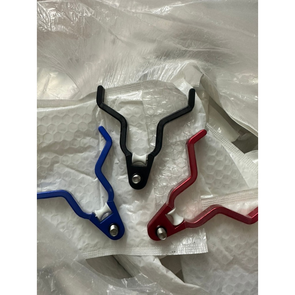 Đầu gác câu đài sừng trâu con lăn 4 màu: đen, đỏ, xanh, bạc