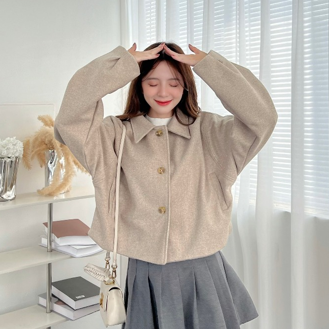 Áo dạ ép dáng ngắn tay bồng - 247store.vn - Aodaep952_P13K3