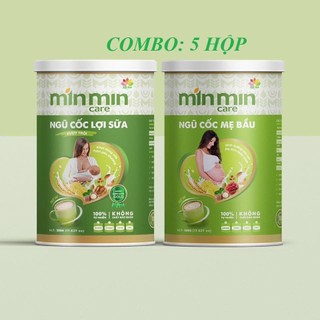 Ngũ cốc lợi sữa cao cấp min min - ngũ cốc bầu chính hãng