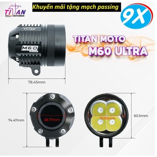 Trợ sáng chính hãng m60 ultra 60w