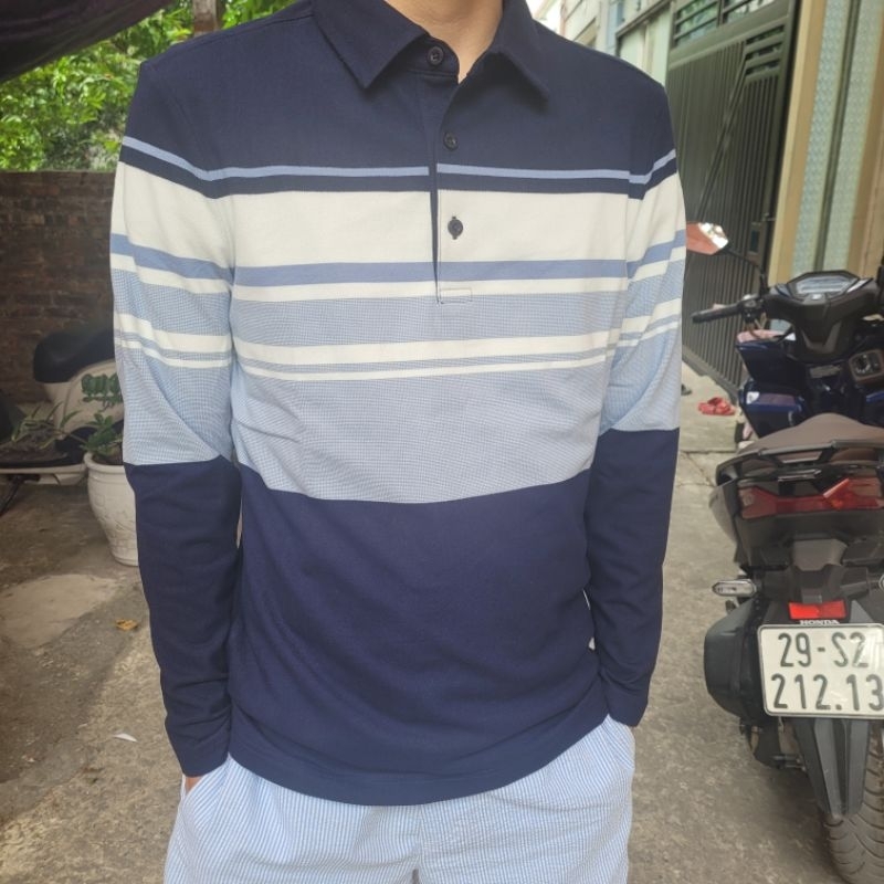 Áo polo dài tay xuất hàn