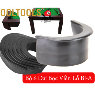 [THỊNH TÂM] SET 6 Dải Bọc Bida Lỗ - Bọc Viền Bàn Bi-A Pool Bền Bỉ [ Set 6 DẢI BỌC ]